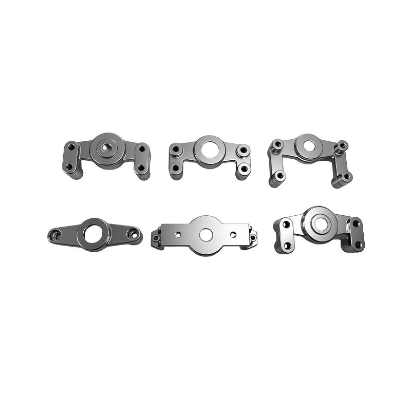 How does the weight difference between zinc alloy and aluminum alloy motor brackets affect the overall vibration damping of the motor assembly?